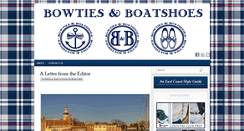 Desktop Screenshot of bowtiesandboatshoes.com
